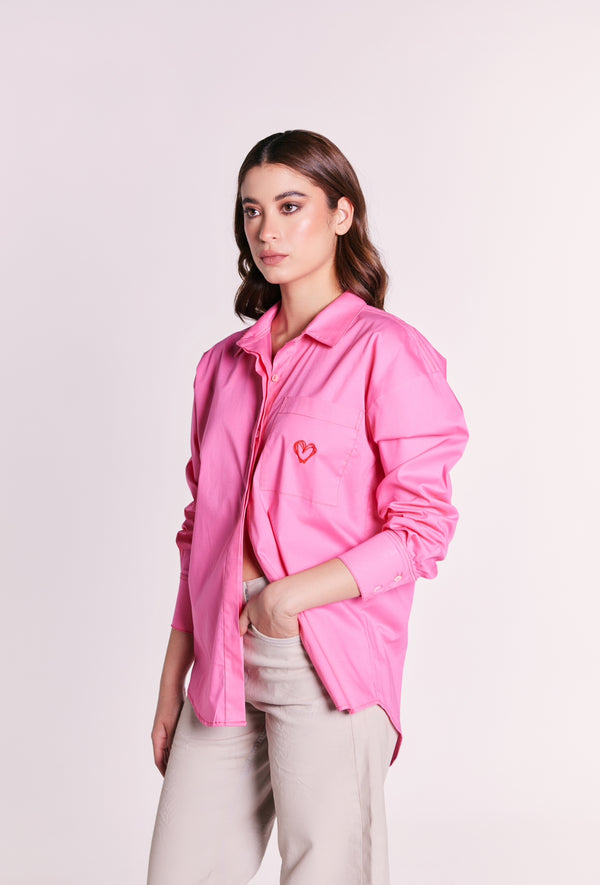 CAMISA FRAGMENTADA PINK